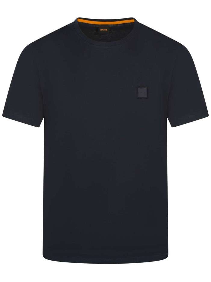 T-shirt homme marine uni...