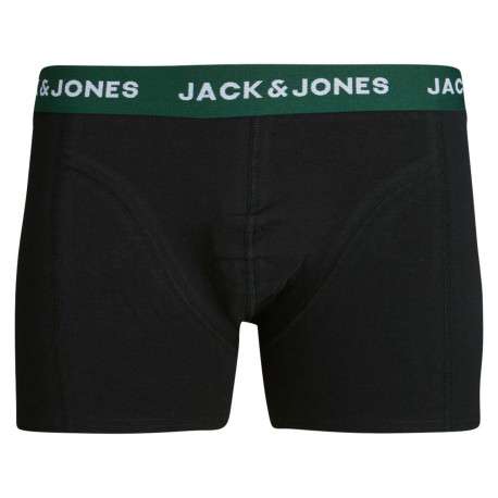 Lot de 3 boxers classiques en coton noir uni avec une coupe fermée - Image 4