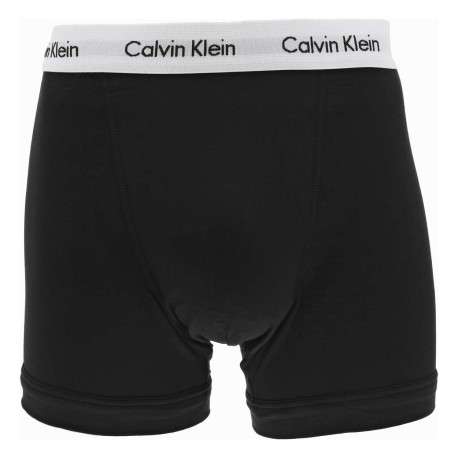 Lot de 3 boxers en coton noir et blanc rayé avec une coupe fermée