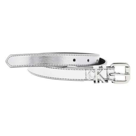 Ceinture argenté unie brillante