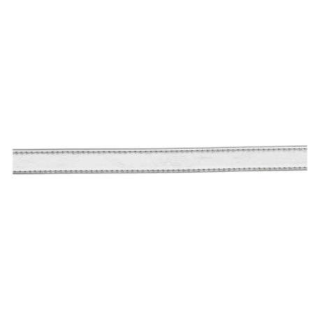 Ceinture argenté unie brillante - Image 2