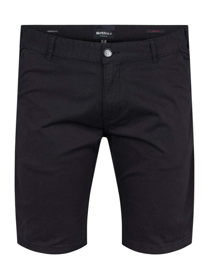 Short chino en coton noir...