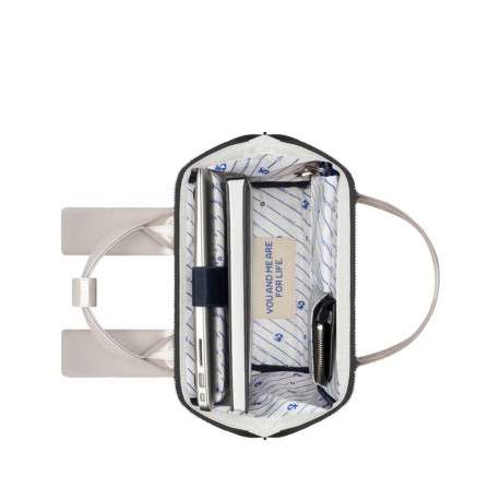 Sac à dos or uni avec des bretelles ajustables et deux poches interchangeables - Image 2
