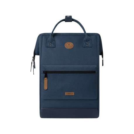 Sac à dos marine uni avec des bretelles ajustables et poches interchangeables - Image 2