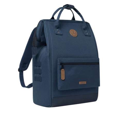 Sac à dos marine uni avec des bretelles ajustables et poches interchangeables - Image 4