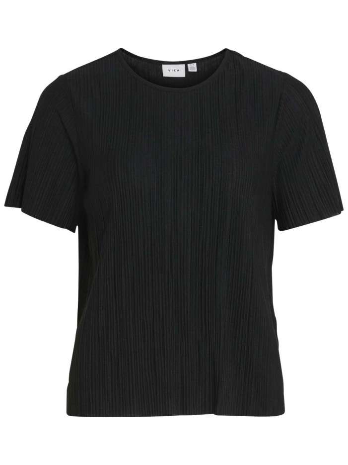 Top noir uni avec une coupe...