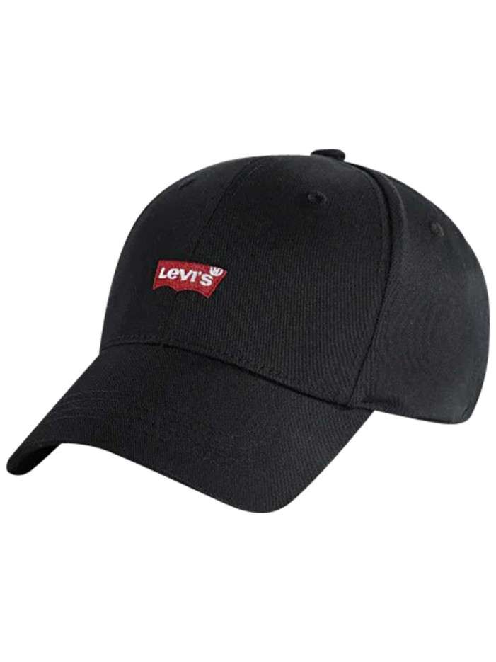 Casquette en coton noire en...