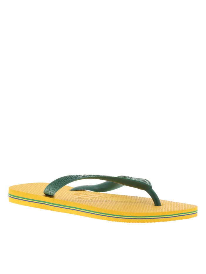 Tongs Brasil Logo jaunes...