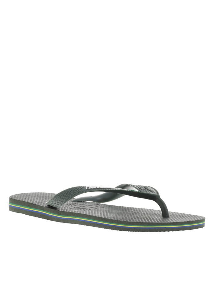 Tongs Brasil Logo olive...