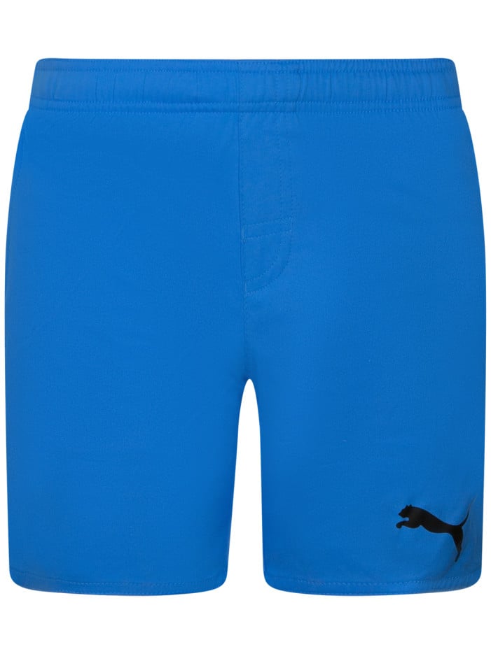 Short de bain bleu uni...