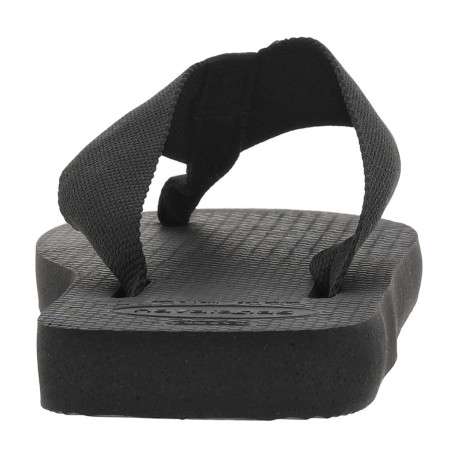 Tongs Urban Brasil Material noires avec larges brides et logo blanc - Image 6