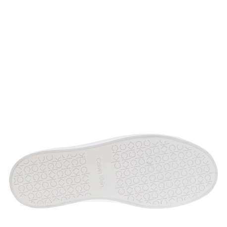 Baskets basses tennis Vulc Lace Up Saff Fox en cuir blanches et rose à lacets - Image 5