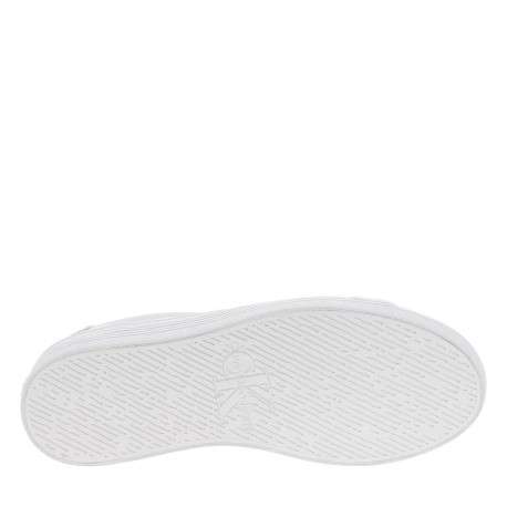 Baskets basses tennis Vulc Flatform Laceup en cuir blanches à plateforme - Image 5