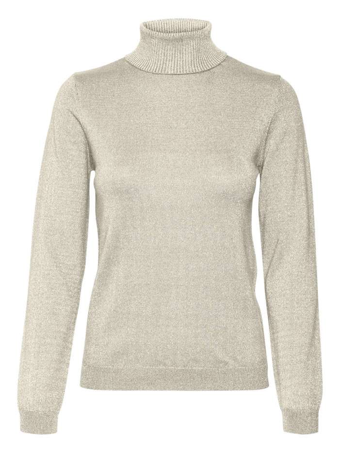 Pull beige pailleté avec...
