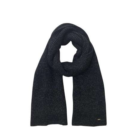 Coffret bonnet et écharpe en lurex argenté à coupe longue à pompon et à revers - Image 3