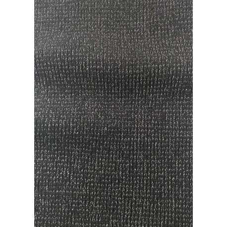 Coffret bonnet et écharpe en lurex argenté à coupe longue à pompon et à revers - Image 5