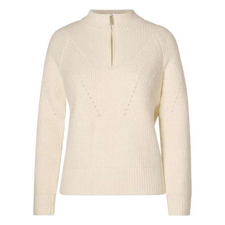 Pull Maille Gaufre Femme – Col V Boutons Henley, Manches Longues, Coupe Ample Tunique – Style Élégant Décontracté