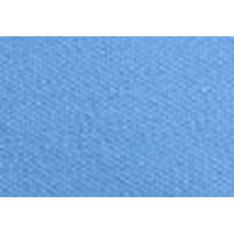 Polo en coton bleu en maille piquée avec une coupe slim et un col boutonné - Image 3