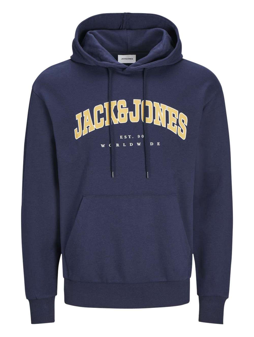 JACK & JONES Sweat à Capuche Homme Uni - Hoodie Confortable Et Décontracté En Coton Doux