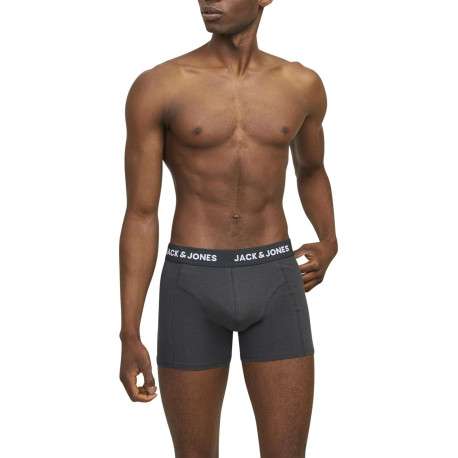 Lot de 3 boxers classiques en coton multicolore à imprimé têtes de morts - Image 4