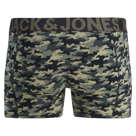 Lot de 3 boxers classiques en coton multicolore à imprimé camouflage - Image 2