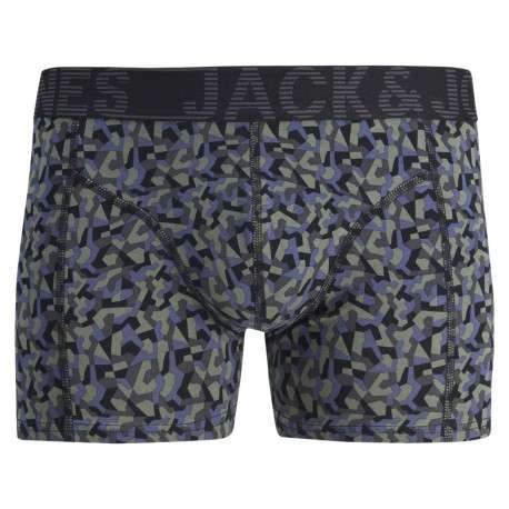 Lot de 3 boxers classiques en coton multicolore à imprimé camouflage - Image 5