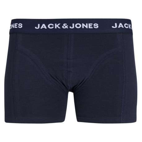 Lot de 3 boxers classiques en coton bleus à imprimé tropical et fleuri - Image 3