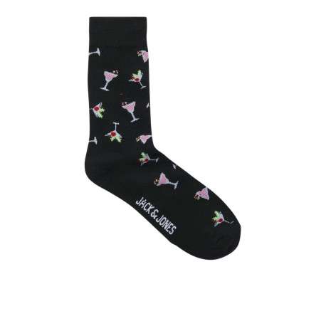 Lot de 3 paires de chaussettes hautes en coton mélangé multicolores imprimées - Image 4