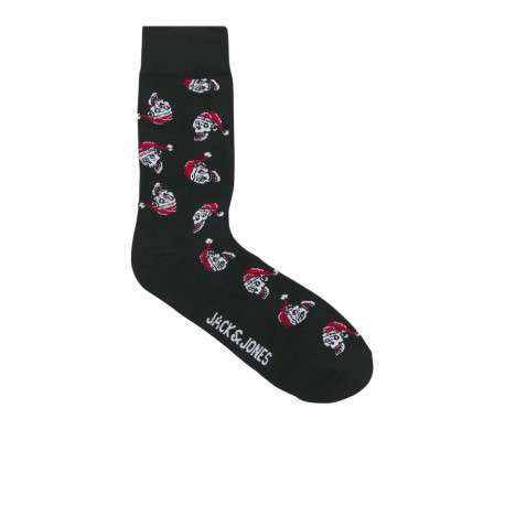Coffret de Noël de chaussettes hautes en coton mélangé multicolores imprimées - Image 4