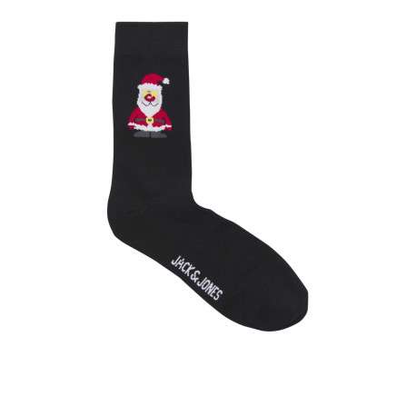 Lot de 3 paires de chaussettes hautes en coton mélangé bleues nuit unies - Image 3