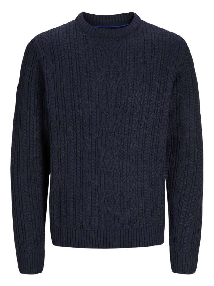 Pull marine en maille...