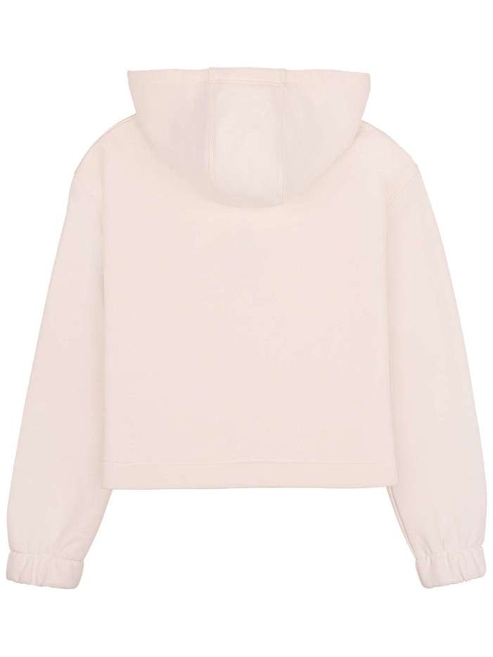 Minetom Sweat à Capuche Court Femme Zippé - Hoodie Automne Hiver Couleur Unie
