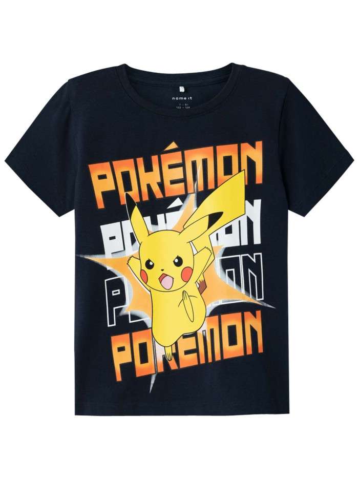 T-shirt en coton bleu...