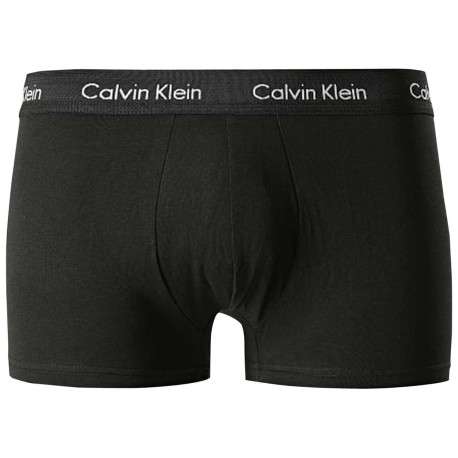 Lot de 3 Boxers courts en coton multicolores unies coupe fermée - Image 2