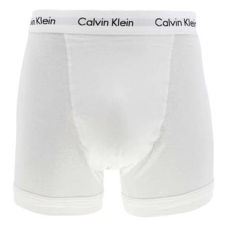 Lot de 3 boxers en coton noir et blanc rayé avec une coupe fermée - Image 4