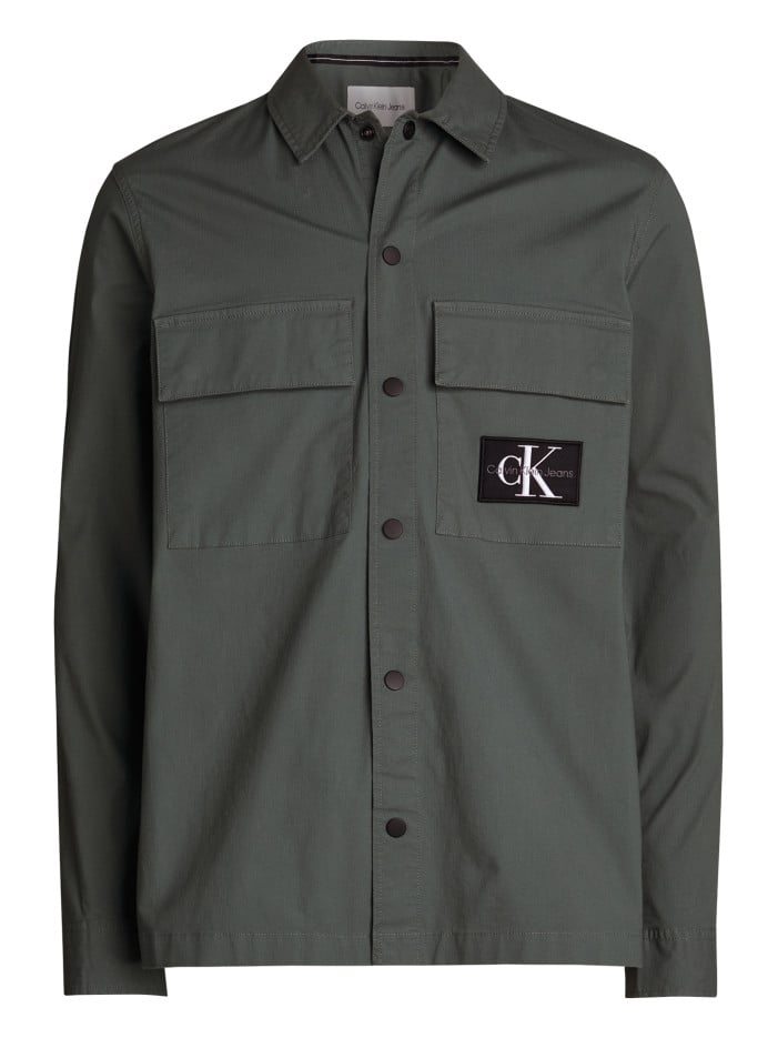 Chemise en coton grise unie...