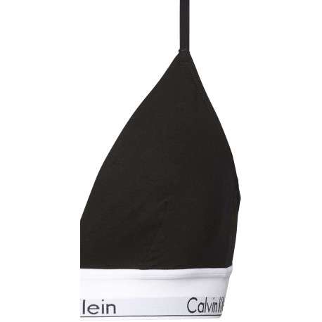 Soutien-Gorge noir uni avec bretelles réglables et nom de la marque - Image 2