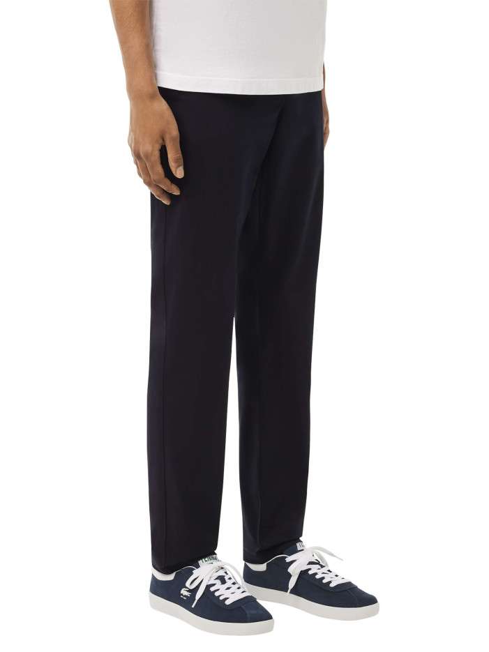 Chino en coton marine uni...