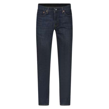 Jean 511 bleu nuit uni avec une coupe slim et une taille intermédiaire