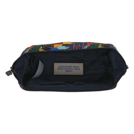 Grande trousse de toilette muticolore tachetée avec le nom de la marque - Image 4