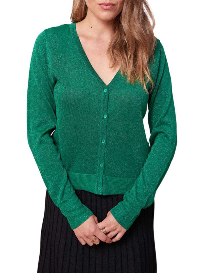 Gilet vert uni avec une...