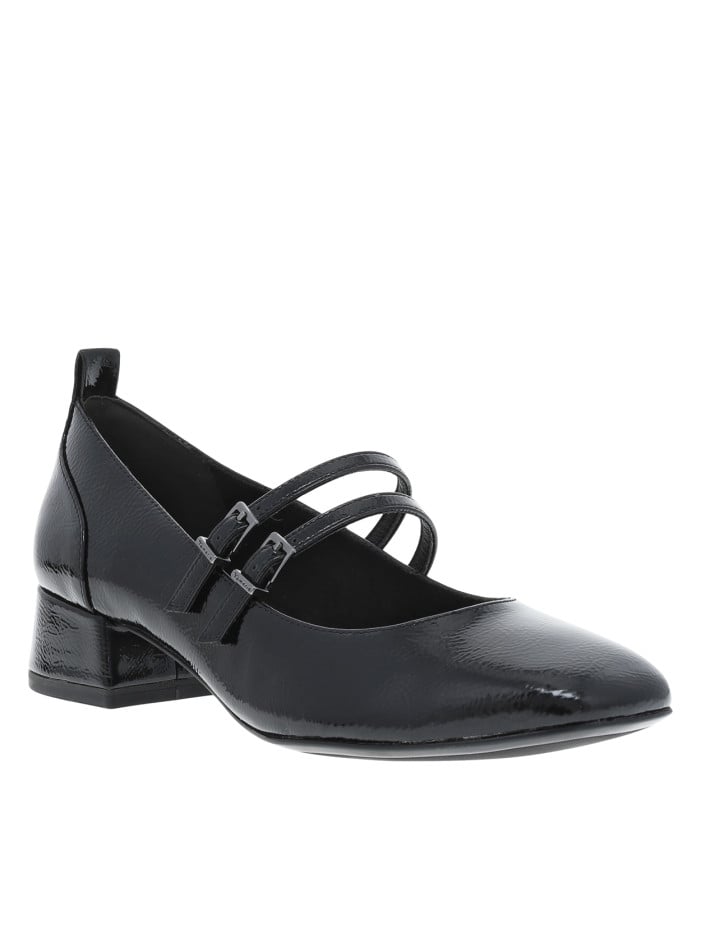 Ballerines noires vernies à...