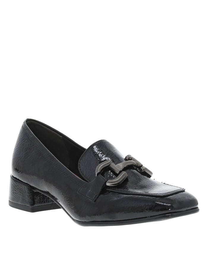 Mocassins noirs vernis avec...