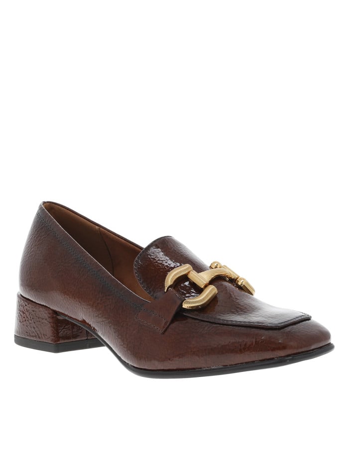 Mocassins cognac vernis...