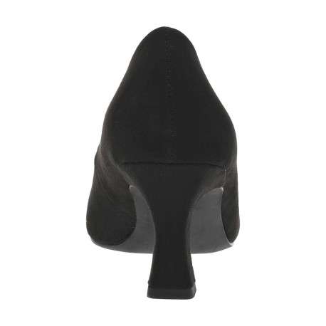 Escarpins decollete simple noir à semelle à talon décroché moyen - Image 6
