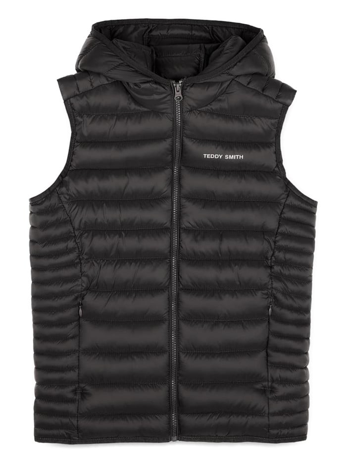 Doudoune à capuche noire...