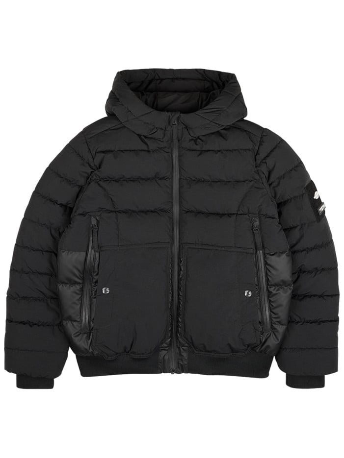 Doudoune à capuche noire...