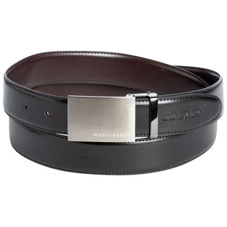 Ceinture en coton noire unie avec un passant rectangle argenté - Image 4