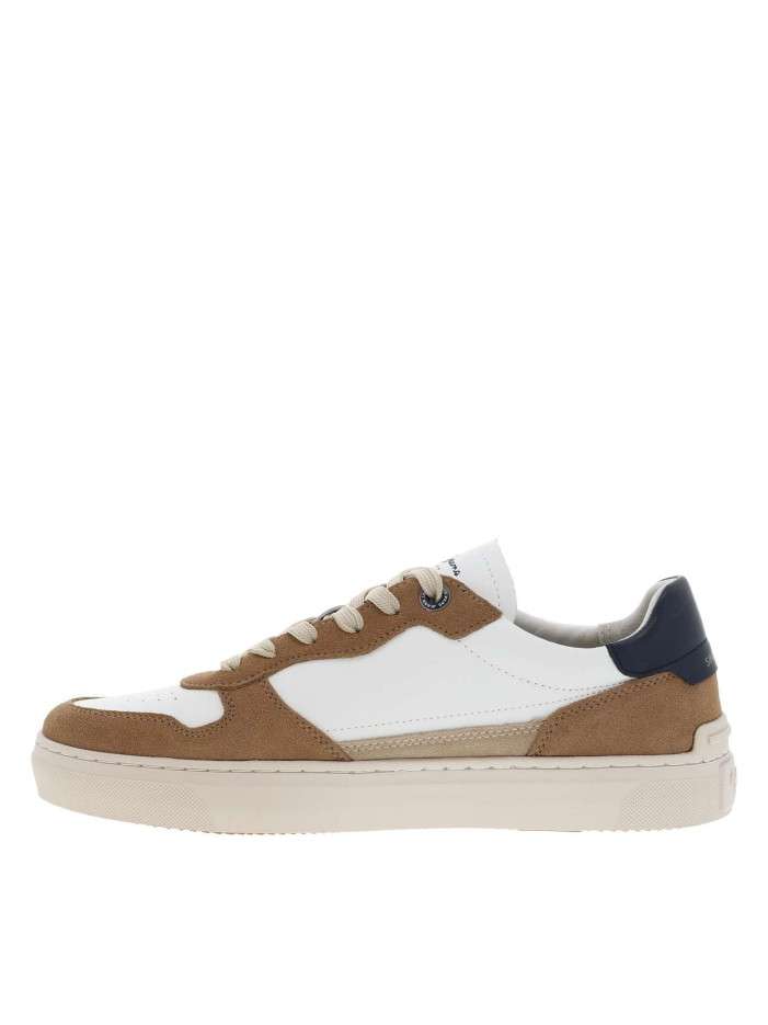 Baskets multisport en cuir...