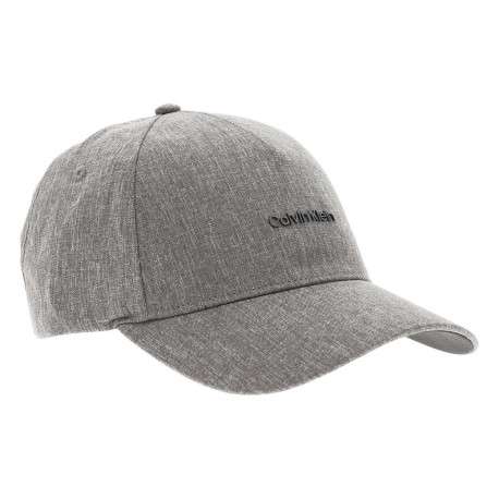 Casquette gris clair unie avec nom de la marque en bijoux décoratifs à l'avant - Image 3